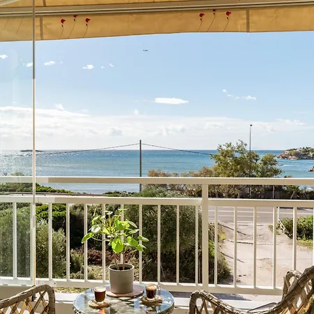 Amazing Sea View Apartment Kalivia Thorikou Exterior photo