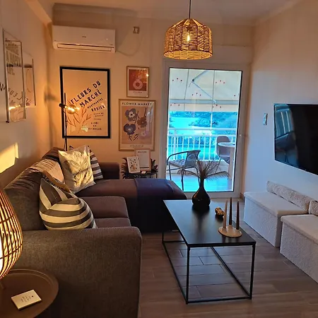 Amazing Sea View Apartment Kalivia Thorikou Exterior photo